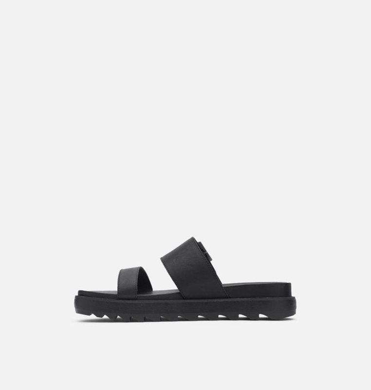 Womens Slides Black - Sorel Roaming™ Buckle - 416809-CDI